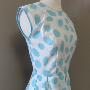 1950s atomic print dress 50's 60's mid century image 4