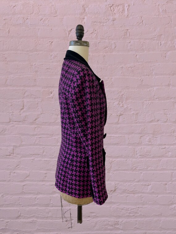 Vintage Lillie Rubin houndstooth blazer - image 8