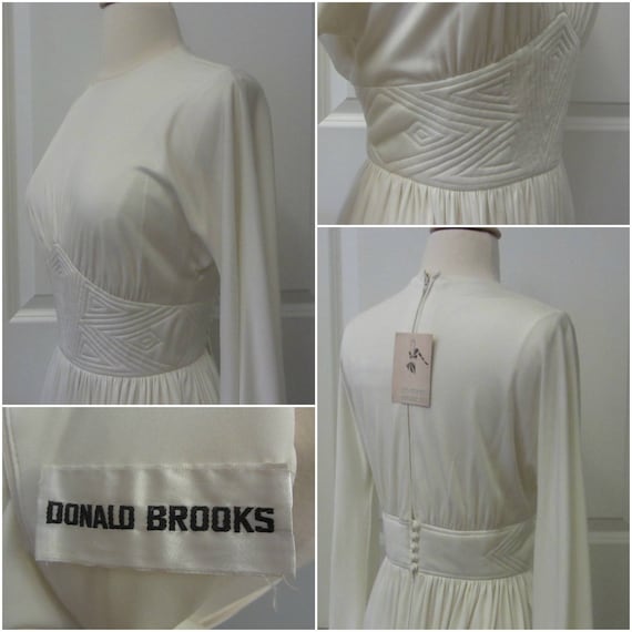 1970s Donald Brooks dress | 70's High Fashion Des… - image 8