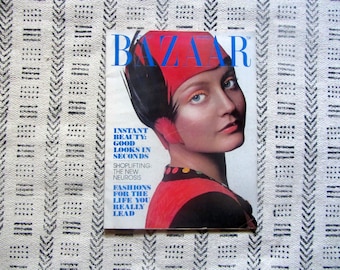 Vintage Harper's Bazaar Magazine : October 1971
