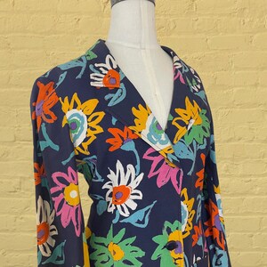 1980s Emanuel Ungaro Flower Blazer image 8