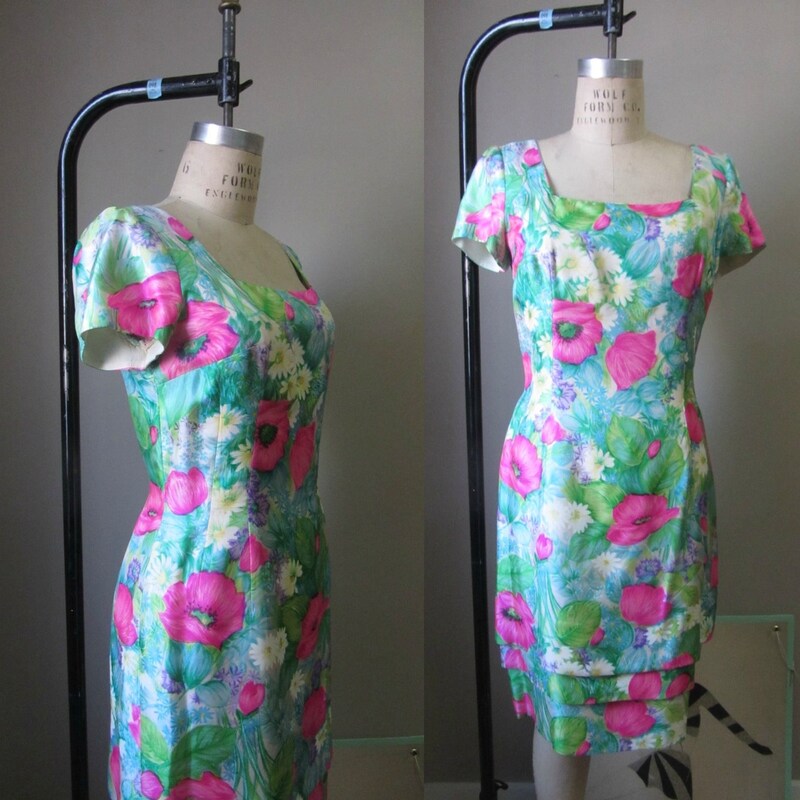 1960s Mr Blackwell Custom Feather Dress