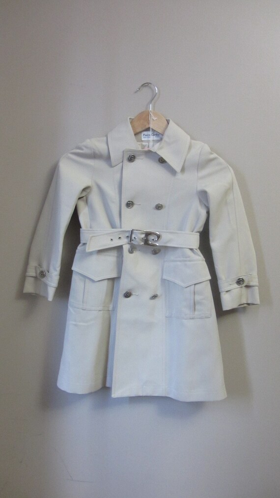 1970s Pierre Cardin trench coat ⦿ 60s 70s kids jacket - Gem