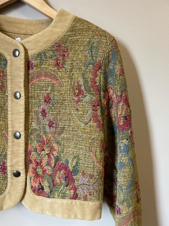 Vintage Byblos cropped jacket - image 3