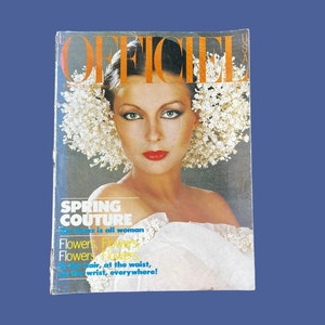 Vintage L&#39;Officiel Magazine : Spring 1977
