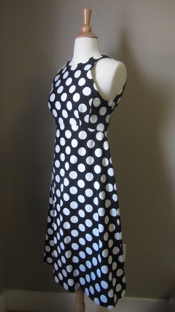 1980s black & white polka dot sundress | 80s does… - image 5