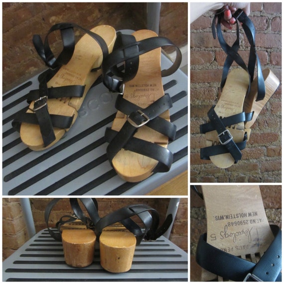 1950s MCM Flexiclog sandals | 50's Mid Century No… - image 4