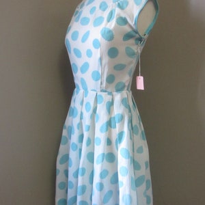 1950s atomic print dress 50's 60's mid century image 5