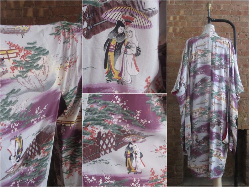 1940s furisode kimono image 4