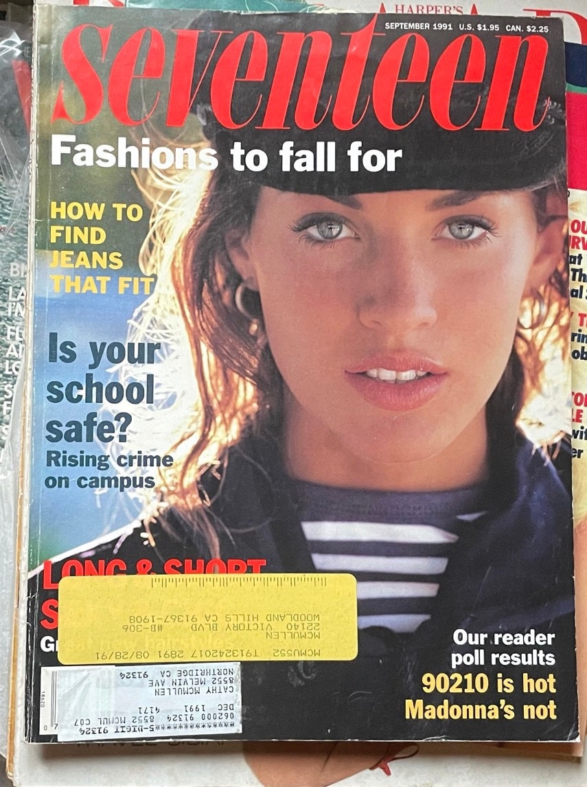 Vintage Seventeen Magazine : September 1991 - Etsy