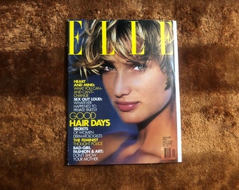 Vintage Elle Magazine : January 1994