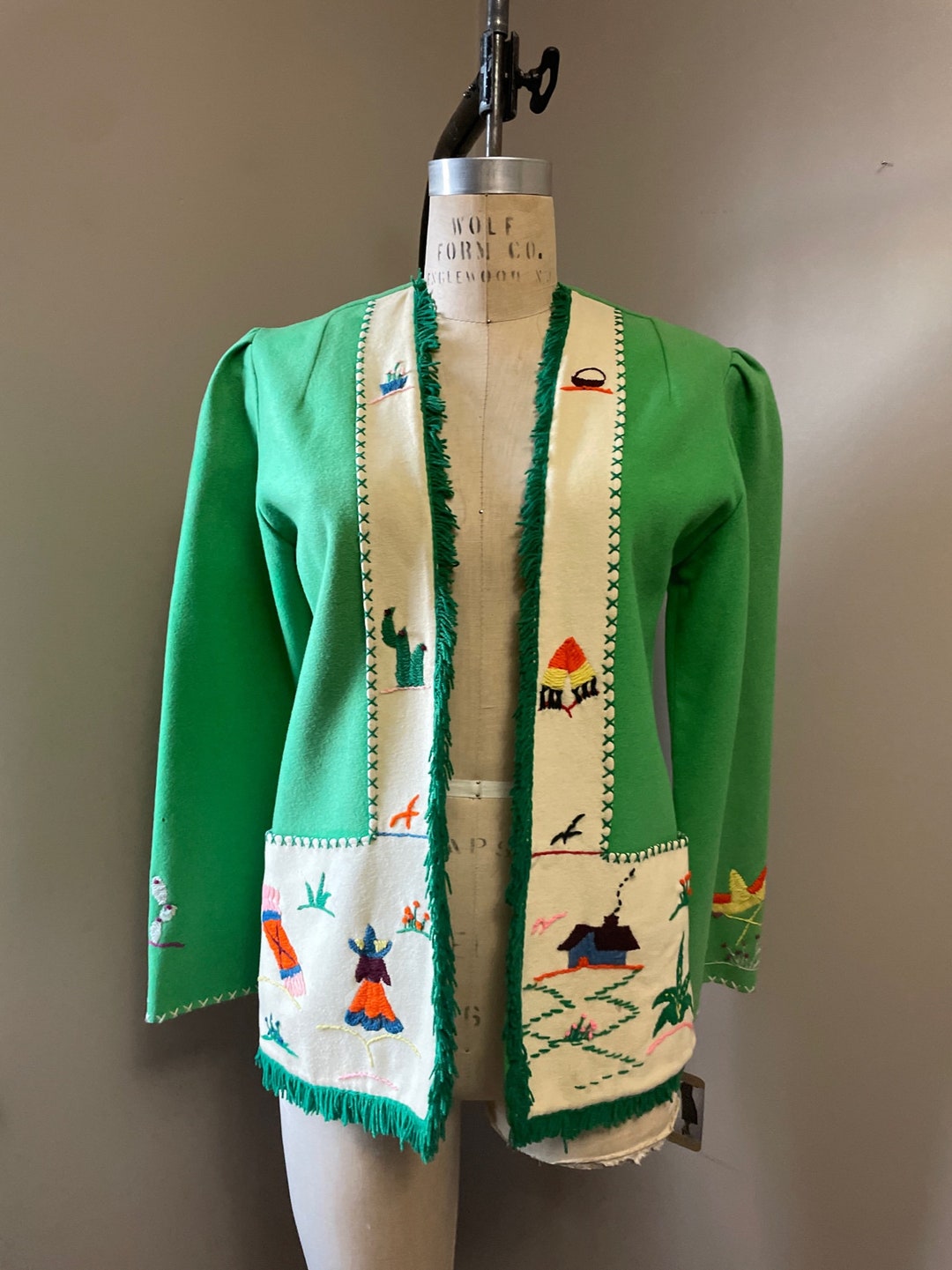 1950 年代のメキシカン ツーリスト ジャケット - Etsy 日本