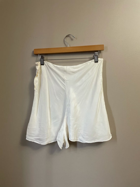 1940s cream silk tap panties • 30's 40's lingerie - image 4