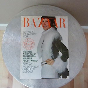 Vintage Harper&#39;s Bazaar Magazine : August 1971