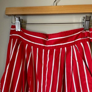 vintage Courrèges striped cotton pants 70's High Fashion Paris Designer image 3