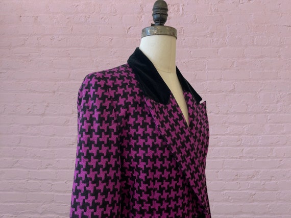 Vintage Lillie Rubin houndstooth blazer - image 3