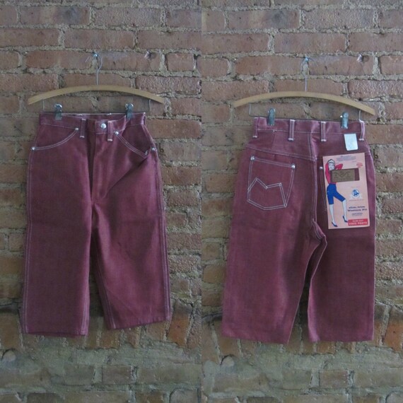 1960s Maverick sanforized denim clamdiggers - image 1