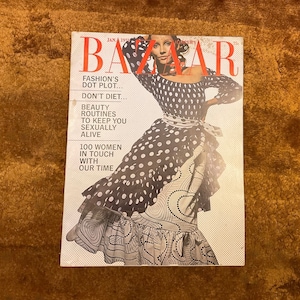 Vintage Harper&#39;s Bazaar Magazine : January 1971