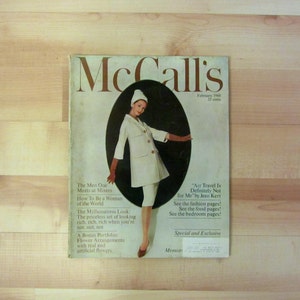 Vintage McCall es Magazine : Februar 1960