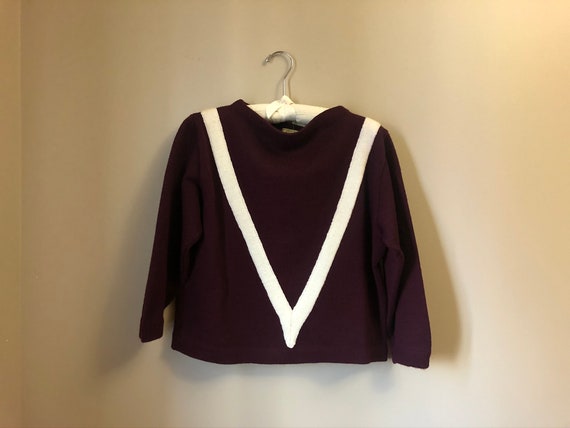 1940s collegiate sweater
