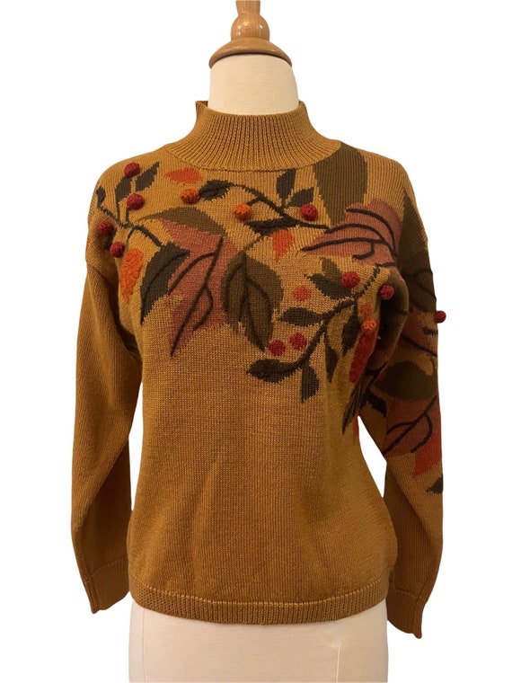 1990s Autumnal Foliage sweater