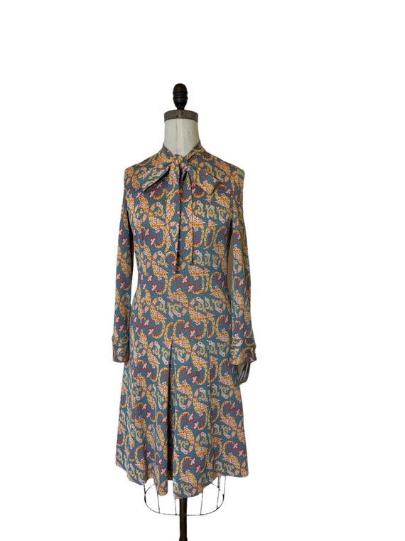 1960s Kimberly knit secretary dress | 60's Mid Ce… - image 2