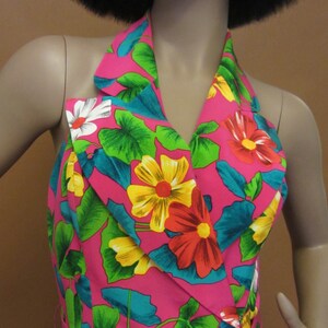 1990s Bill Blass pink mini dress | 80&#39;s 90&#39;s designer silk floral dress