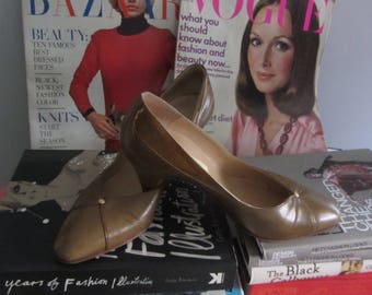 1970s Gucci pumps | 70's 80's High Fashion Runway | Italian Italy