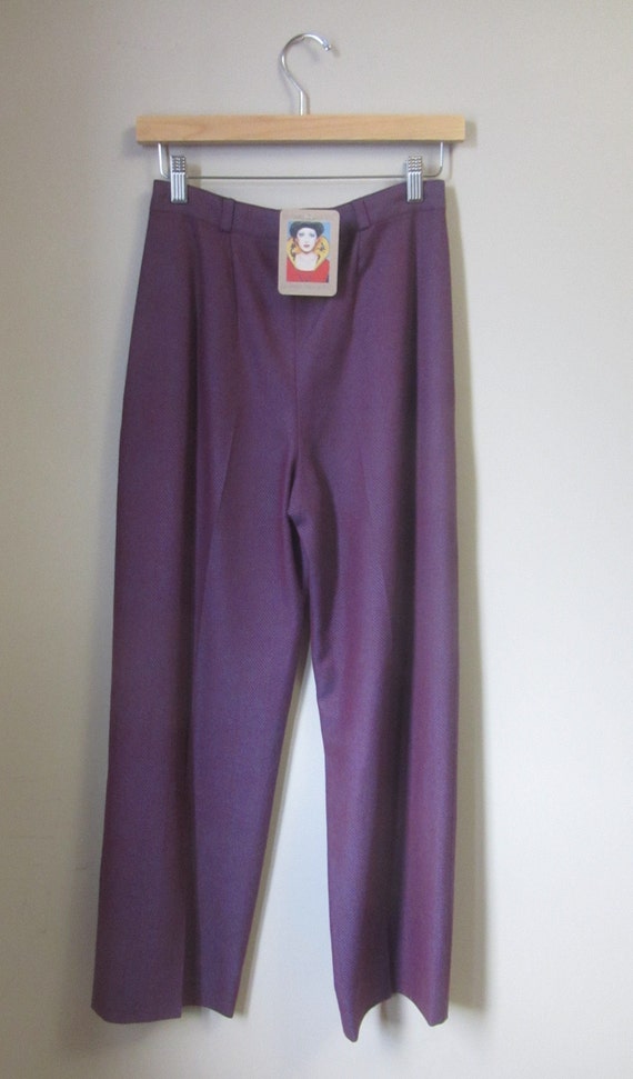 vintage Emanuel Ungaro eggplant trousers | 90s da… - image 7