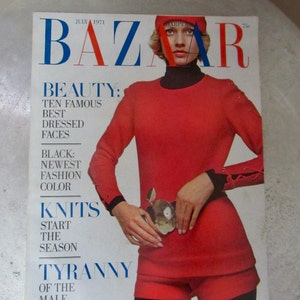 Vintage Harper's Bazaar Magazine : July 1971 image 2
