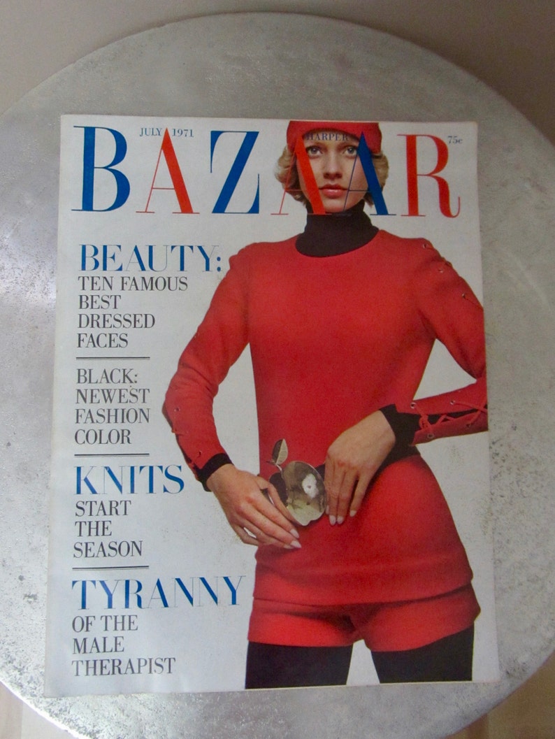 Vintage Harper's Bazaar Magazine : July 1971 image 2