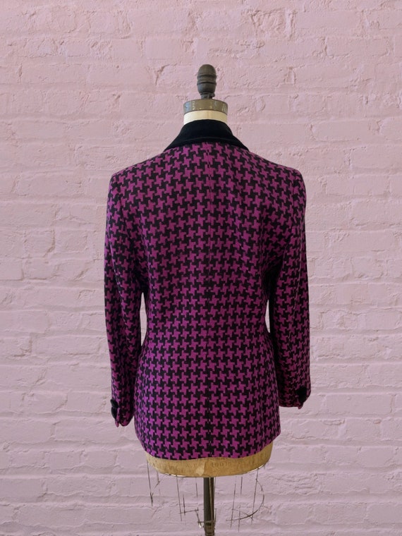 Vintage Lillie Rubin houndstooth blazer - image 4