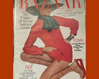 Vintage Harper's Bazaar Magazine : May 1971