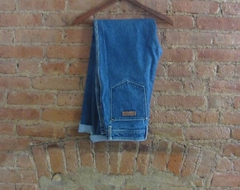 vintage Sergio Valente classic blue jean | 70's 80's boho disco studio 54 | 32" Waist