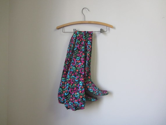 1960s RARE psychedelic paisley Pan-T boots | 60's