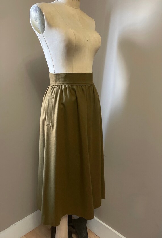 vintage Yves Saint Laurent skirt | 80s high fashi… - image 3