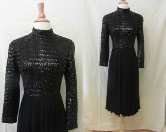 1960s Saks Fifth Avenue sequin dress • 60s Cocktail Evening