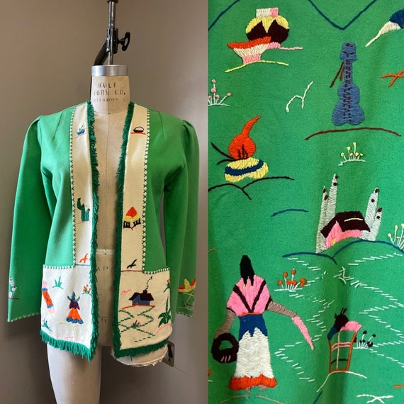 1950s Mexican Tourist Jacket - Etsy