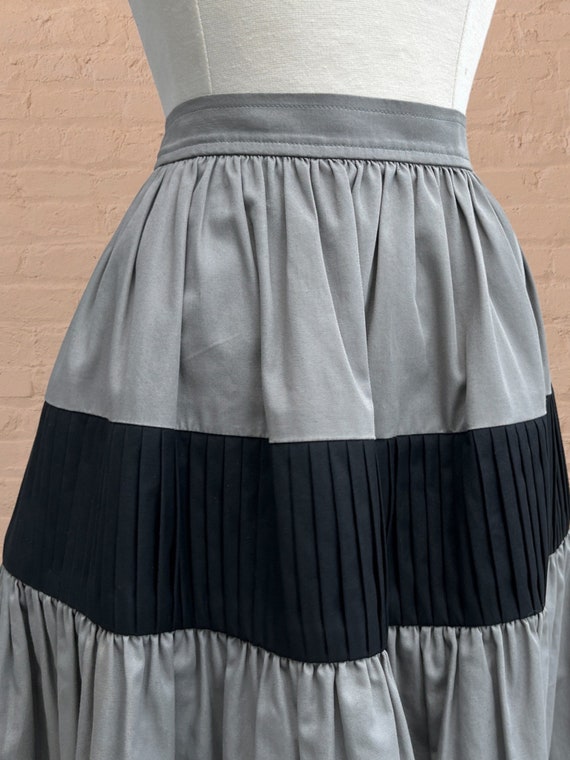 vintage Yves Saint Laurent skirt | 70s 80s high f… - image 3