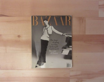 Vintage Harper's Bazaar Magazine : February 1993 Cover Model Kristen McMenamy