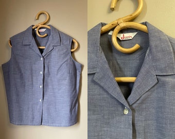 1960 chambray denim shirt