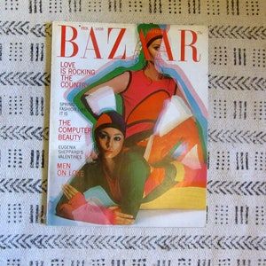 Vintage Harper&#39;s Bazaar Magazine : February 1970
