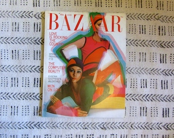 Vintage Harper's Bazaar Magazine : February 1970