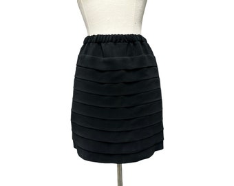 vintage black mini skirt