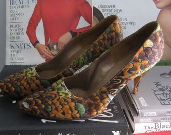 1950s silk stiletto heels | | 50's 60's Mid Century MCM Old Hollywood