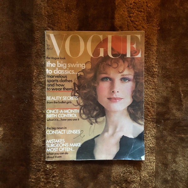 vintage Vogue Magazine : 1er août 1971