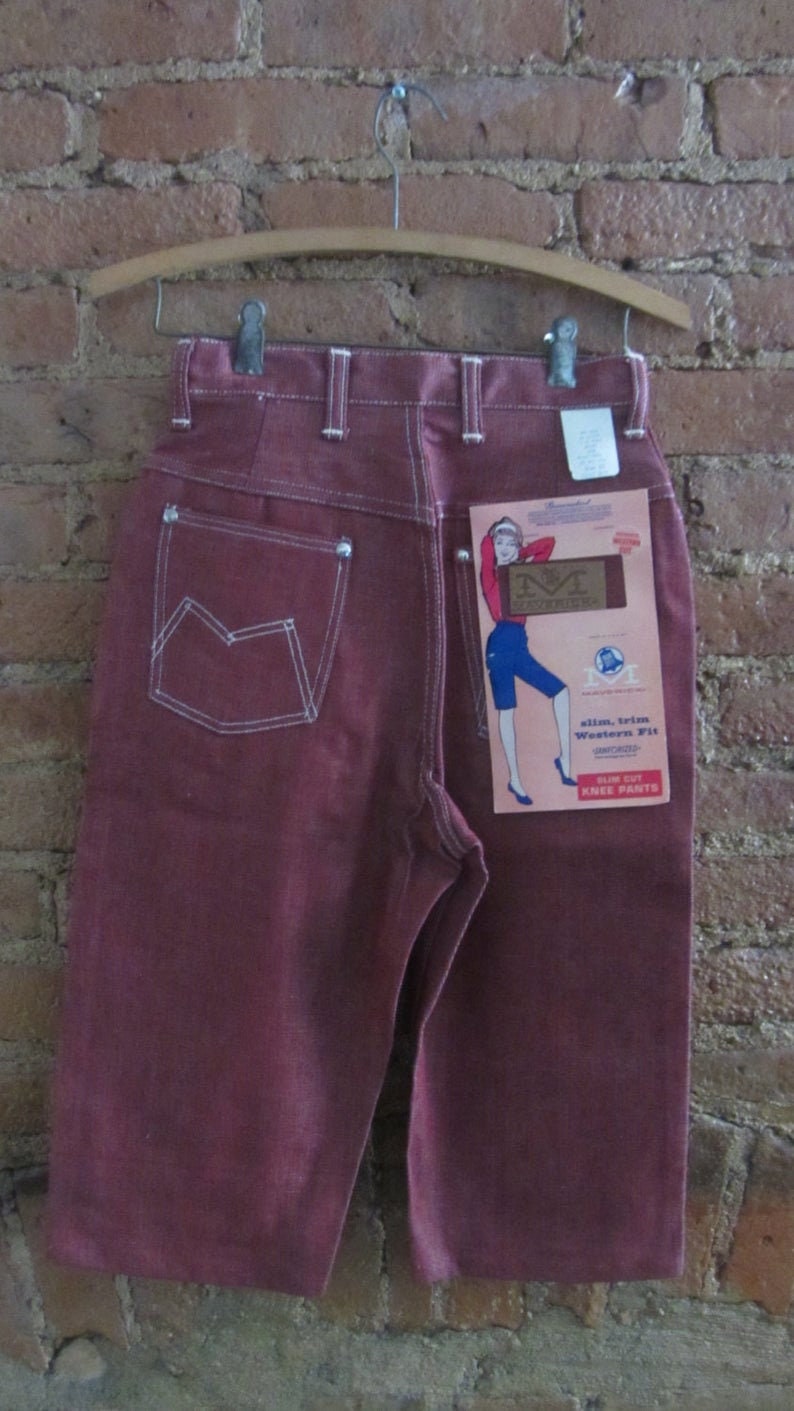 1960s Maverick sanforized denim clamdiggers image 3