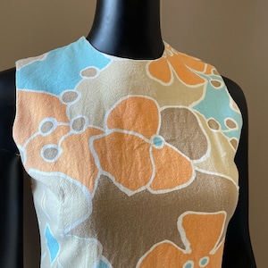 1960s flower power dress | 60&#39;s Mod California Resort
