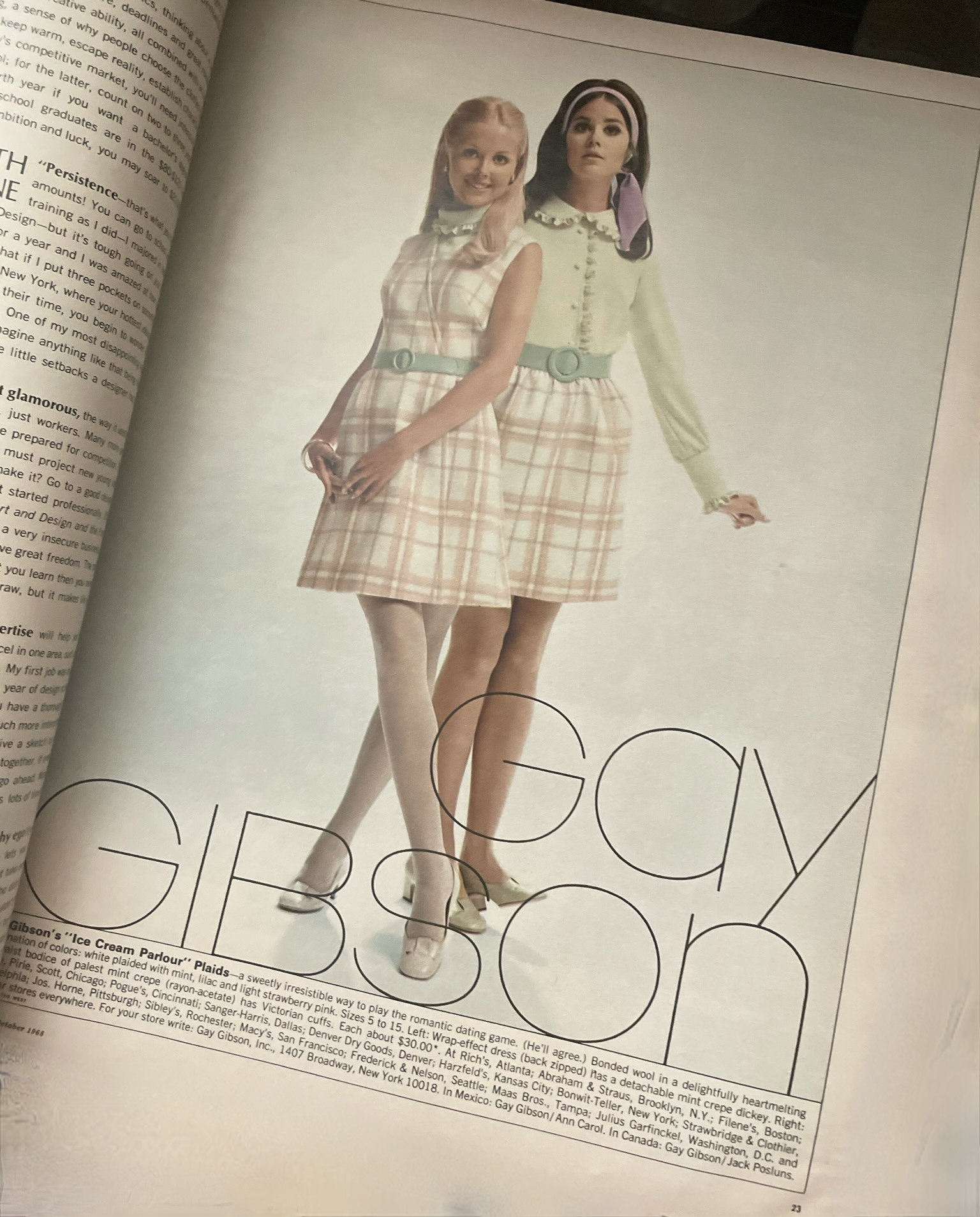 Vintage Seventeen Magazine : October 1968 - Etsy