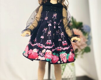bjd doll dress for msd 1/4size